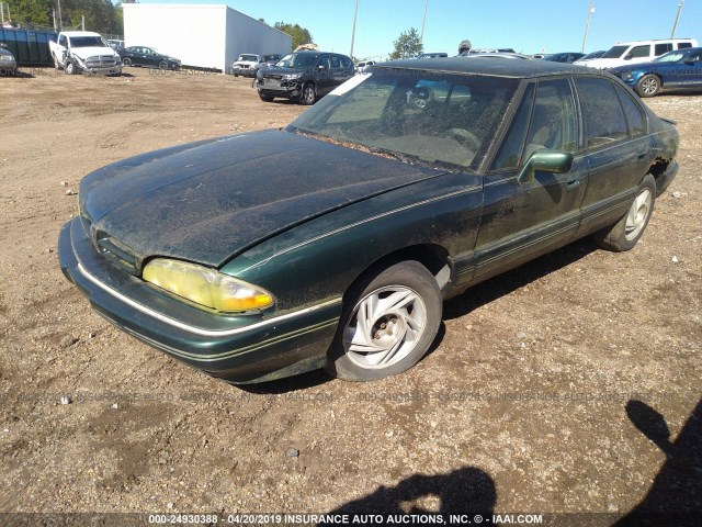 1G2HX53L8P1302856 - 1993 PONTIAC BONNEVILLE SE GREEN photo 2