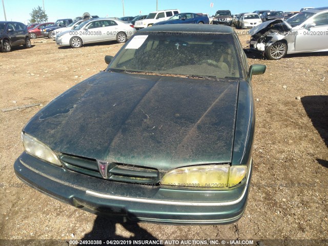 1G2HX53L8P1302856 - 1993 PONTIAC BONNEVILLE SE GREEN photo 6