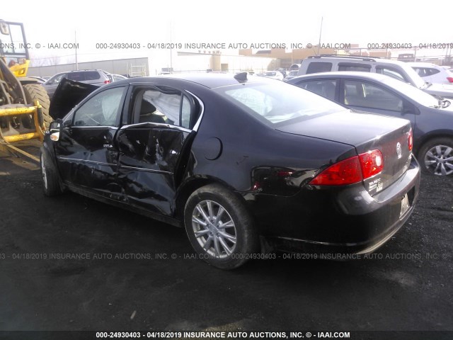 1G4HC5EM9BU123502 - 2011 BUICK LUCERNE CXL BLACK photo 3