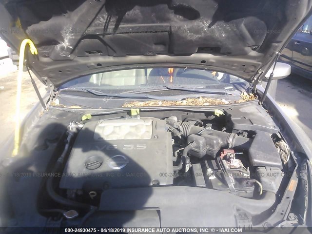 1N4BA41E37C848573 - 2007 NISSAN MAXIMA SE/SL GRAY photo 10