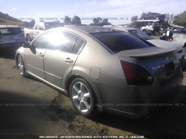 1N4BA41E37C848573 - 2007 NISSAN MAXIMA SE/SL GRAY photo 3