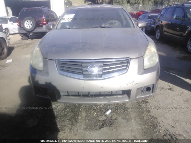 1N4BA41E37C848573 - 2007 NISSAN MAXIMA SE/SL GRAY photo 6