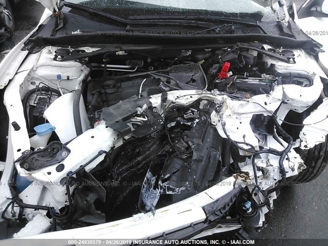 1HGCR2F56GA117573 - 2016 HONDA ACCORD SPORT WHITE photo 10