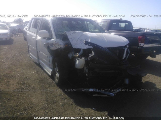 1D8HN54P58B180344 - 2008 DODGE GRAND CARAVAN SXT WHITE photo 6