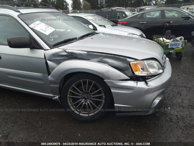 4S4BT62C147101874 - 2004 SUBARU BAJA SPORT SILVER photo 6