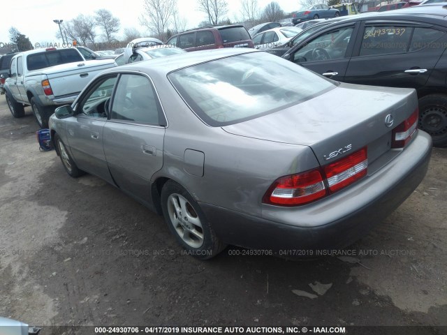 JT8BF28G310326492 - 2001 LEXUS ES 300 TAN photo 3