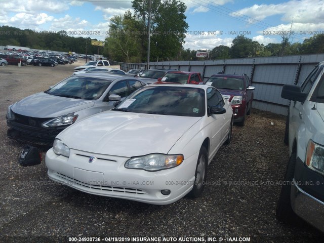 2G1WX12K639373072 - 2003 CHEVROLET MONTE CARLO SS თეთრი ფოტო 2