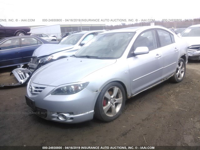 JM1BK123751234122 - 2005 MAZDA 3 S SILVER photo 2