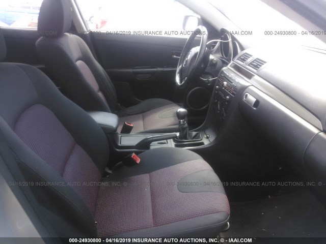 JM1BK123751234122 - 2005 MAZDA 3 S SILVER photo 5