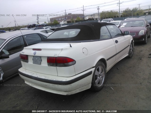 YS3DF75K637004559 - 2003 SAAB 9-3 SE WHITE photo 4