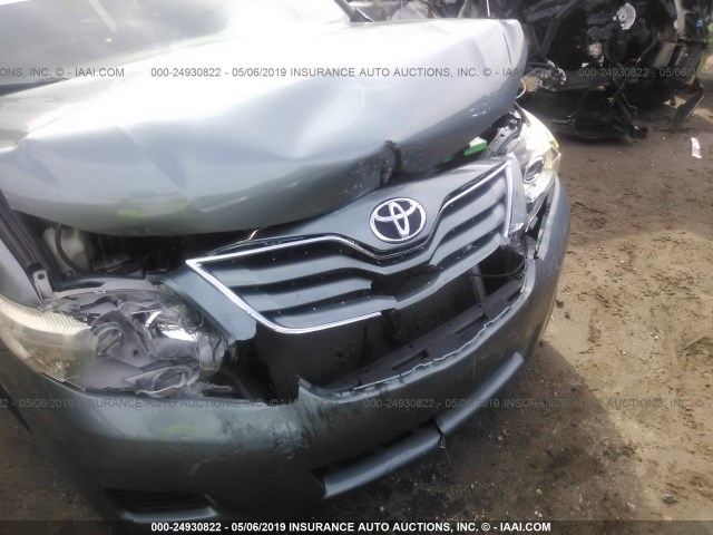 4T1BF3EKXBU601586 - 2011 TOYOTA CAMRY SE/LE/XLE GREEN photo 6