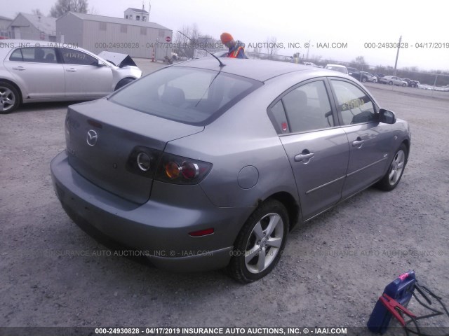 JM1BK123161504639 - 2006 MAZDA 3 S 灰色 照片 4