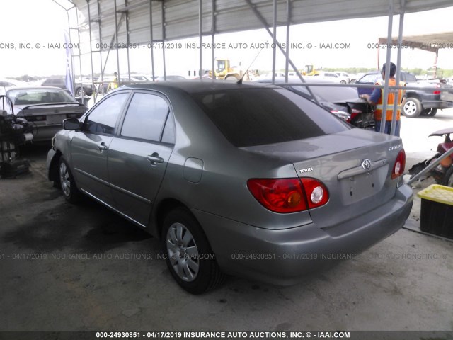 2T1BR32E33C017510 - 2003 TOYOTA COROLLA CE/LE/S GRAY photo 3