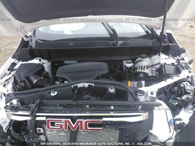 1GKKNMLS7JZ237844 - 2018 GMC ACADIA SLT-1 WHITE photo 10