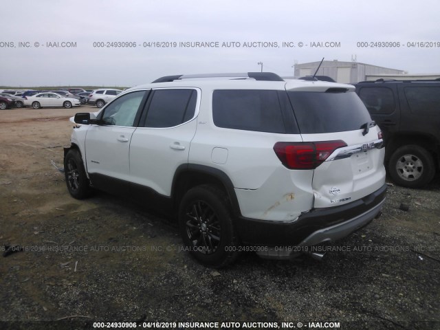 1GKKNMLS7JZ237844 - 2018 GMC ACADIA SLT-1 WHITE photo 3