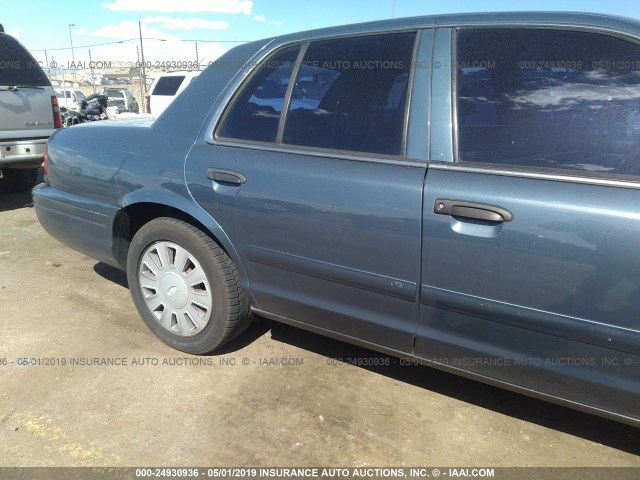 2FAFP71W67X153033 - 2007 FORD CROWN VICTORIA POLICE INTERCEPTOR BLUE photo 6