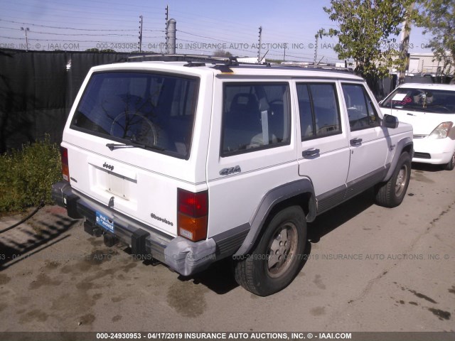 1J4FJ58L2LL292184 - 1990 JEEP CHEROKEE LAREDO BEIGE photo 4