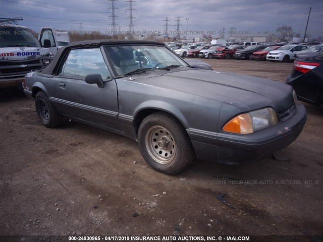 1FACP44A6LF224058 - 1990 FORD MUSTANG LX GRAY photo 1