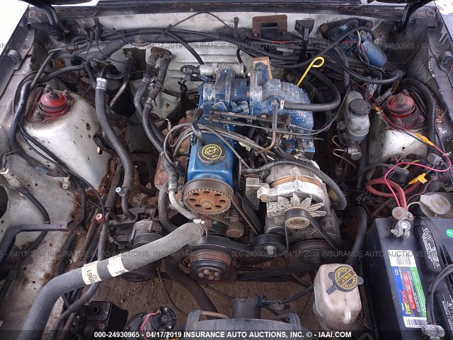 1FACP44A6LF224058 - 1990 FORD MUSTANG LX GRAY photo 10