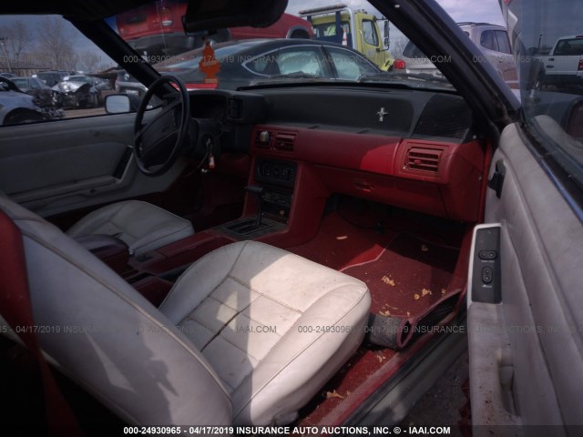 1FACP44A6LF224058 - 1990 FORD MUSTANG LX GRAY photo 5