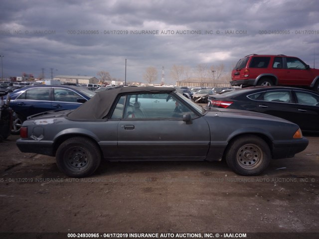 1FACP44A6LF224058 - 1990 FORD MUSTANG LX GRAY photo 6