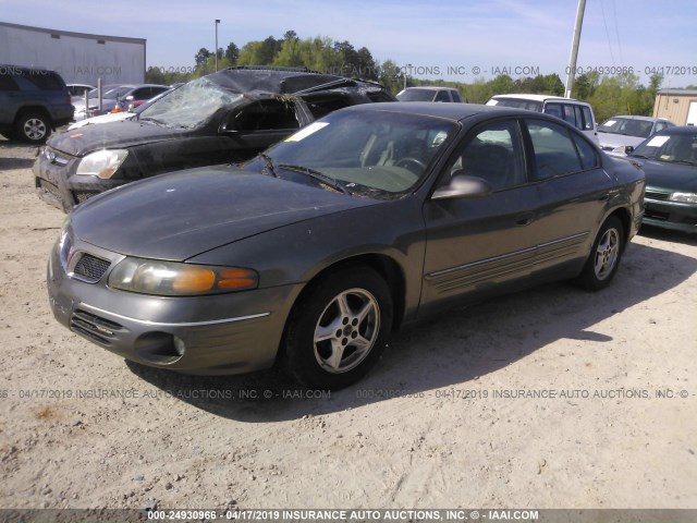 1G2HX54K314276078 - 2001 PONTIAC BONNEVILLE SE GRAY photo 2