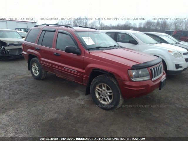 1J4GW48S14C111570 - 2004 JEEP GRAND CHEROKEE LAREDO/COLUMBIA/FREEDOM 红色 照片 1