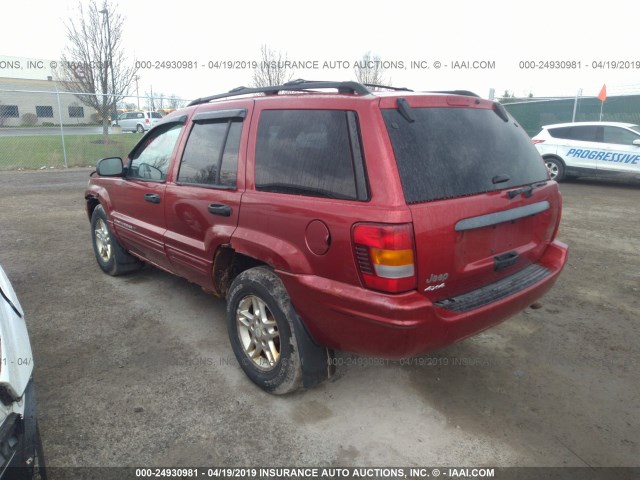 1J4GW48S14C111570 - 2004 JEEP GRAND CHEROKEE LAREDO/COLUMBIA/FREEDOM 红色 照片 3