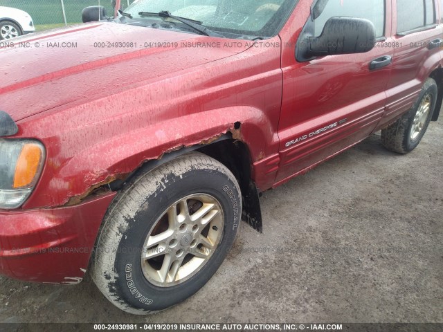 1J4GW48S14C111570 - 2004 JEEP GRAND CHEROKEE LAREDO/COLUMBIA/FREEDOM 红色 照片 6