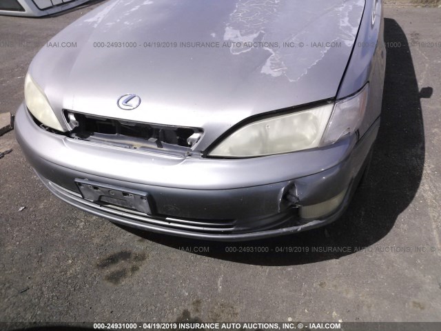 JT8BF22G5V5005684 - 1997 LEXUS ES 300 GRAY photo 6