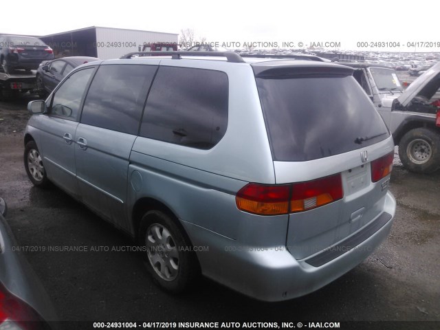 5FNRL18983B134378 - 2003 HONDA ODYSSEY EXL TEAL photo 3