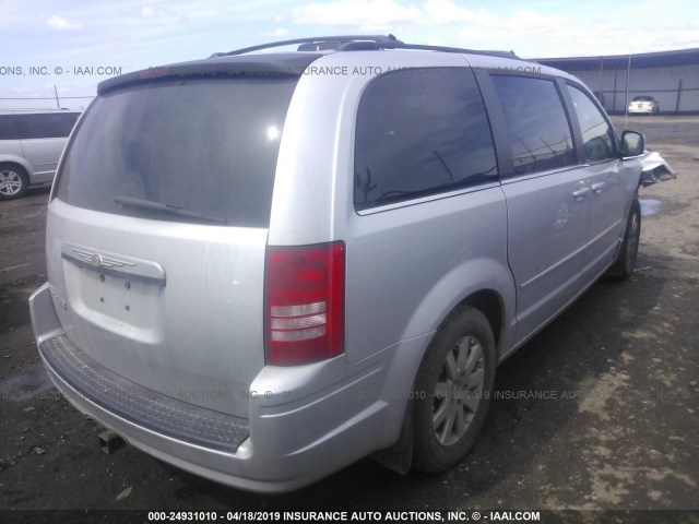 2A8HR54P98R133329 - 2008 CHRYSLER TOWN & COUNTRY TOURING SILVER photo 4
