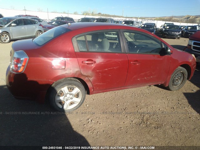 3N1AB61E07L603123 - 2007 NISSAN SENTRA 2.0/2.0S/2.0SL RED photo 6