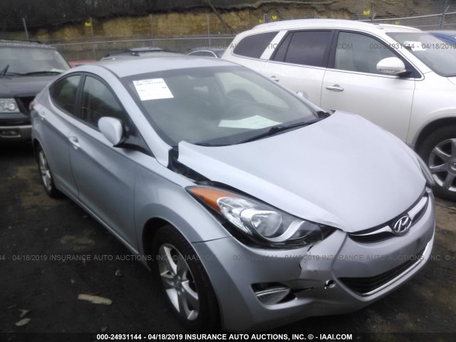 5NPDH4AE2CH081084 - 2012 HYUNDAI ELANTRA GLS/LIMITED SILVER photo 1