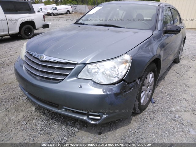 1C3LC46B59N558967 - 2009 CHRYSLER SEBRING LX BLUE photo 6