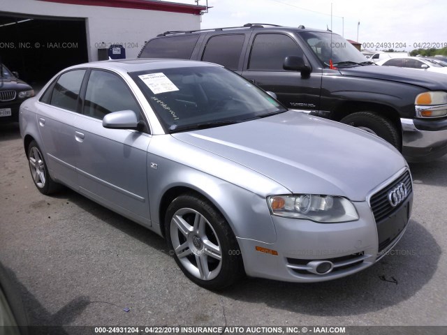 WAUAF78E97A118772 - 2007 AUDI A4 2/TURBO SILVER photo 1