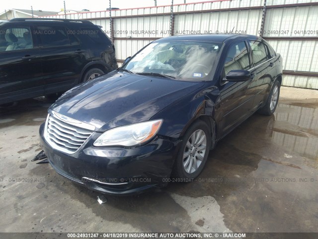 1C3CCBBB1CN155151 - 2012 CHRYSLER 200 TOURING BLUE photo 2