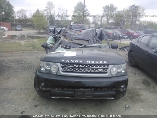 SALSH2E46BA282613 - 2011 LAND ROVER RANGE ROVER SPORT SC BLACK photo 6