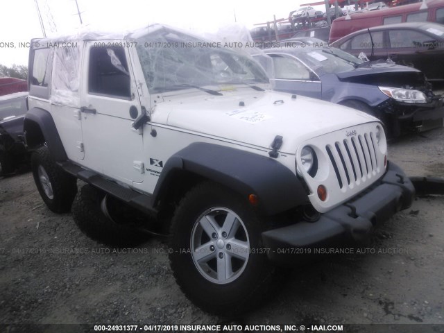 1J4GA39128L563564 - 2008 JEEP WRANGLER UNLIMITED X WHITE photo 1