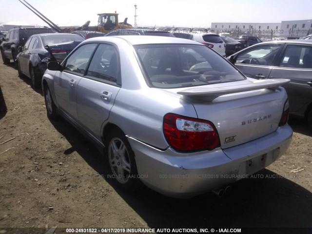 JF1GD29694G520979 - 2004 SUBARU IMPREZA WRX SILVER photo 3