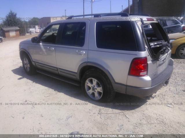1FMZU63K23UA27737 - 2003 FORD EXPLORER XLT/XLT SPORT/NBX Gümüş foto 3