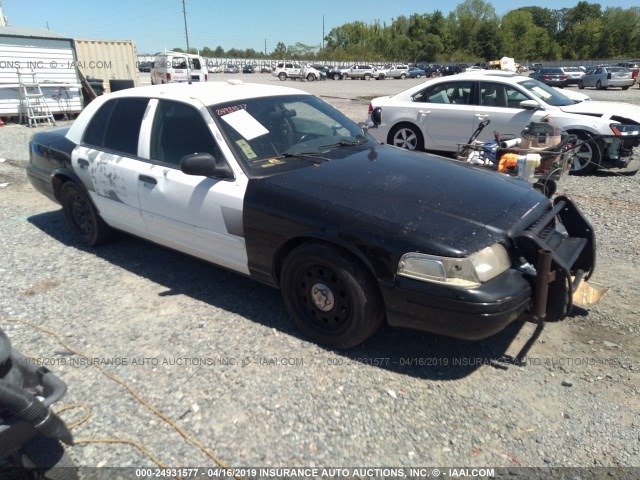 2FAFP71W06X158985 - 2006 FORD CROWN VICTORIA POLICE INTERCEPTOR BLACK photo 1