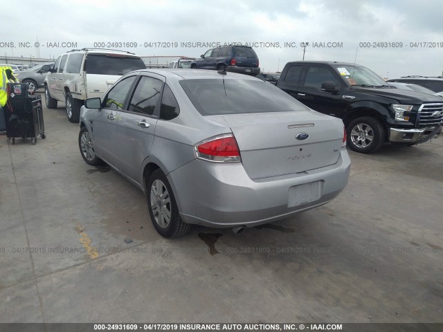 1FAHP35N58W131332 - 2008 FORD FOCUS SE/SEL/SES 银色 照片 3