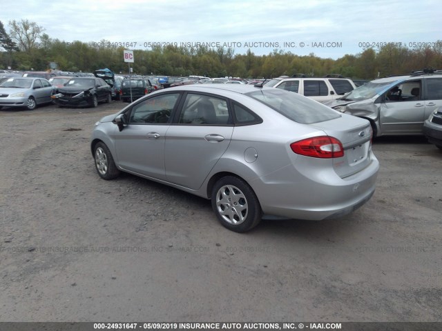 3FADP4AJ6CM110442 - 2012 FORD FIESTA S SILVER photo 3