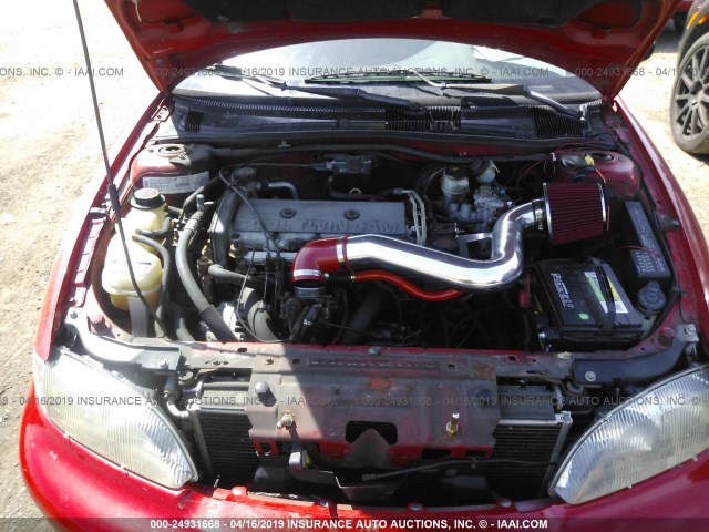 4G1JF32T1XB903629 - 1999 CHEVROLET CAVALIER Z24 RED photo 10