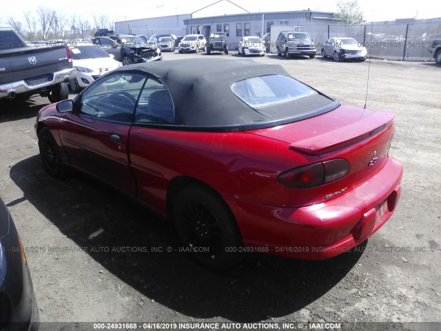 4G1JF32T1XB903629 - 1999 CHEVROLET CAVALIER Z24 RED photo 3