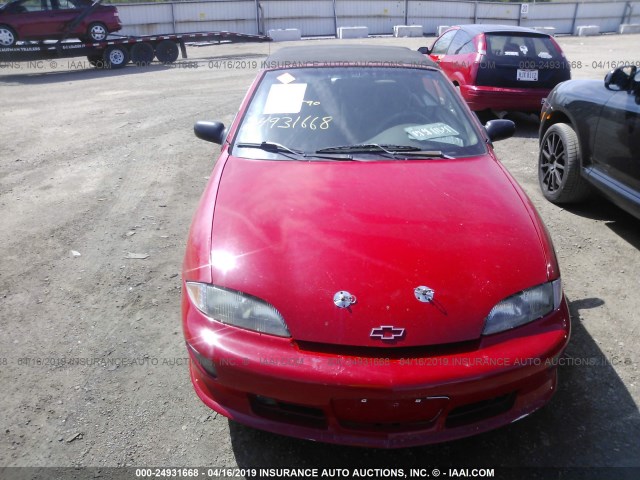 4G1JF32T1XB903629 - 1999 CHEVROLET CAVALIER Z24 RED photo 6