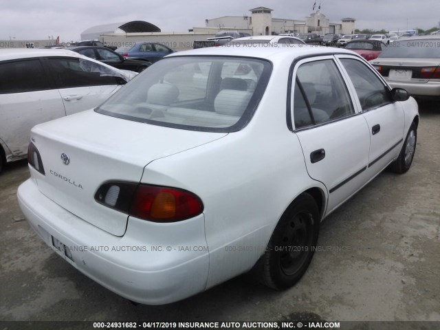 1NXBR12E6XZ153364 - 1999 TOYOTA COROLLA VE/CE/LE WHITE photo 4