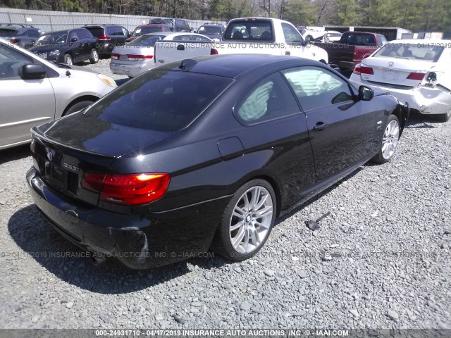 WBAKF9C58BE620018 - 2011 BMW 335 XI BLACK photo 4