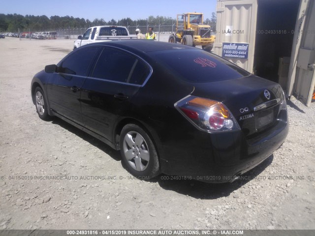 1N4AL21E28N501008 - 2008 NISSAN ALTIMA 2.5/2.5S BLACK photo 3